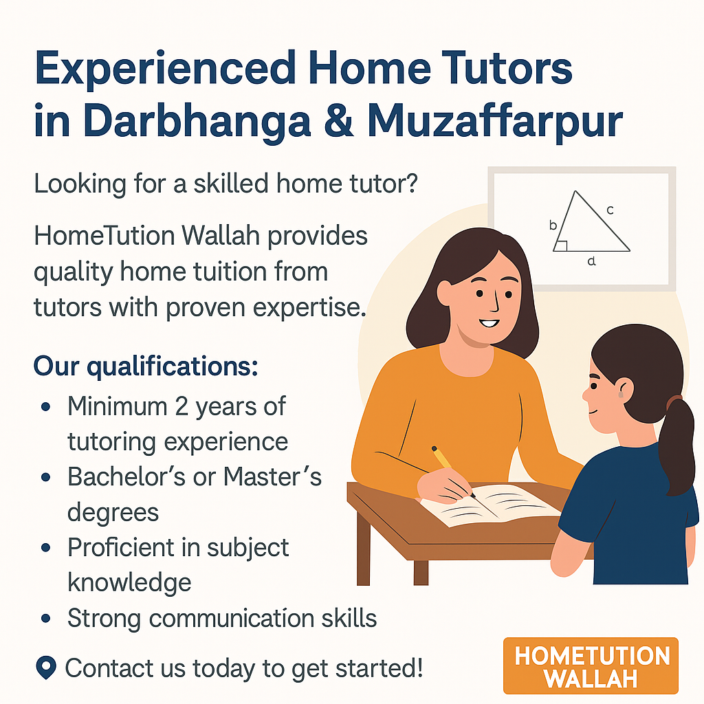 CBSE Home Tutor in Darbhanga
